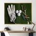 Ebern Designs Golf Set Collage Metal in Green/White | 16 H x 32 W x 1 D in | Wayfair 280CE5A99A874D5BA6230F7880111049