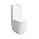 LAUFEN Tiefspuel-WC für Kombination Palomba 700x360x430 spuelrandlos, weiss mit LCC H8248014000001