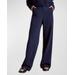 X Kate Young Wool-blend Straight-leg Pants