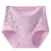 Zpanxa Womens Underwear Period Underwear for Women Panties for Women Solid Lace Plus Size High Waist Leak Proof Cotton Crotch Shorts Underwear Panties Hot Pink B 4XL
