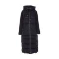 Hooded Quilted Drawstring Down Coat