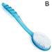 MEGO Long Handled Bath Shower Back Brush Body Scrubber Plastic Massager Skin Cleaning Tool Brush