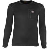 Carhartt Men s Force Midweight Micro-grid Base Layer Top (Black M)