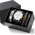 Montre à Quartz pour Hommes Analogique Quartz Rétro Casual Classique Chronographe Alliage Cuir Thème Classique Thème Vintage