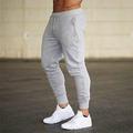 Homme Jogging Jogging Pantalon Poche Cordon Bas Athlétique Athleisure Respirable Doux Anti-transpiration Aptitude Exercice Physique Spectacle Coupe ajustée Tenue de sport Tenues de Sport Couleur