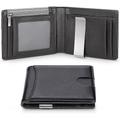 fold rfid blocking walletmens slim wallet avec money clip rfid blocking bifold minimaliste porte-carte de crédit pour hommes