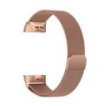 Bracelet de montre connectée pour Fitbit Charge 4 / Charge 3 / Charge 3 SE Acier Inoxydable Montre intelligente Sangle Prime Bracelet Milanais Remplacement Bracelet