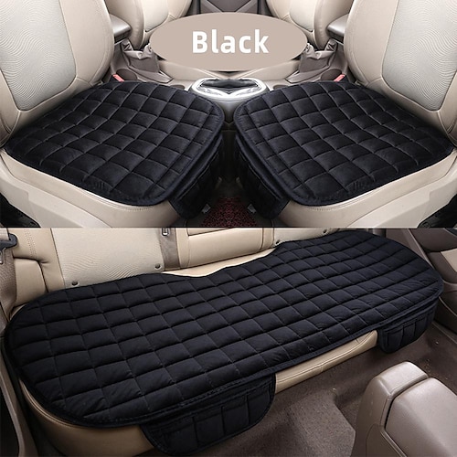 Plaid en peluche épaissir coussin de siège de voiture chaud protecteur de siège de voiture housses de siège avant arrière de voiture pour voiture suv accessoires de voiture de camion