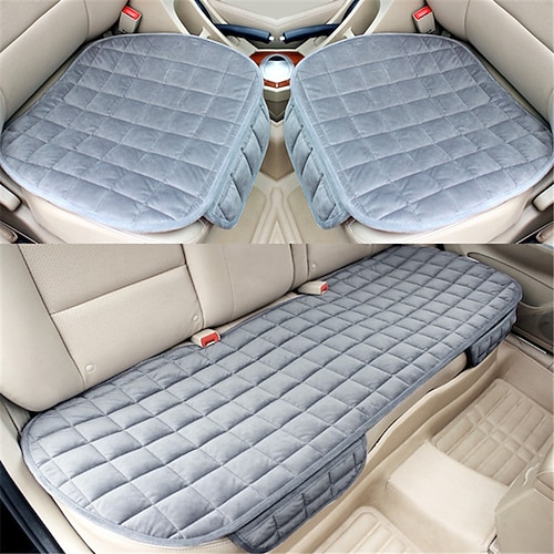 Plaid en peluche épaissir coussin de siège de voiture chaud protecteur de siège de voiture housses de siège avant arrière de voiture pour voiture suv accessoires de voiture de camion