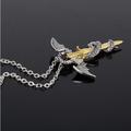 1 pc Collier Pendentif Collier Chaîne For Homme Plein Air Soirée Costumes de cosplay Alliage Tendance Trace Dragon Ailes