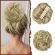 pince à griffes chignon désordonné morceau de cheveux bouclés ondulés chignon queue de cheval postiches synthétiques ébouriffées extensions de cheveux chignon chouchou postiche pour femmes pointes