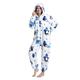 Adulte Pyjama Kigurumi Tenues de nuit Requin Manchot Loup Personnage Combinaison de Pyjamas Déguisement drôle Flanelle Cosplay Pour Homme et Femme Carnaval Pyjamas Animale Dessin animé