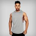 Homme Débardeur Top Maillot de Corps T-shirt sans manches Plein Capuche Casual Vacances Sans Manches Vêtement Tenue Coton Sportif Mode Léger Muscle