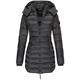 Femme Veste d'Hiver Manteau d'hiver Parka Chaud Respirable Extérieur Usage quotidien Vacances Sortie Poche Full Zip fermeture Éclair Sweat à capuche Actif Casual Confortable Couleur unie Standard