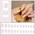 y2 nail art amovible faux ongles patch net rouge filles court nail art fini mignon net rouge nouveau