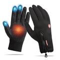 Gants hivernaux Gants vélo Gants Cyclisme Gants Tactiles L'hiver Doigt complet Antidérapant Etanche Coupe Vent Respirable Gants sport Vélo tout terrain / VTT Polaire Gel de silicone Violet Rose