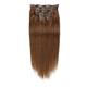 A Clipser Extensions de cheveux Cheveux Naturel Rémy Clip sur les extensions de cheveux 7 pièces 100 g Pack Droit Blond 14-24 pouce Extensions de cheveux