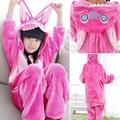 Enfant Pyjama Kigurumi Animé Monstre bleu Mosaïque Combinaison de Pyjamas Déguisement drôle polaire Cosplay Pour Garçons et filles Noël Pyjamas Animale Dessin animé