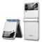 téléphone Coque Pour Samsung Galaxy Z Flip 5 Z Flip 4 Z Flip 3 Coque Arrière Portable Magnétique Protection complète du corps Couleur Unie TPU