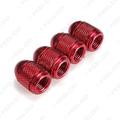 Starfire 4 pièces universel en aluminium pneu valves bouchons bouchon anti-poussière couvercle de tige bouchons de tige pour voiture camion vélo décorations accessoires