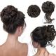 Chignon désordonné 2 styles classiques ébouriffés chignon élastique chouchous faux chignon beignet extensions de queue de cheval accessoires de chignon en désordre pour femmes - blond platine