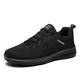 Homme Femme Baskets Chaussures de Course Sport Antidérapant Flyknit Coussin Respirable Poids Léger Doux Fonctionnement Le jogging Gomme Tricot Eté Printemps Noir Noir Rouge noir vert Noir Doré