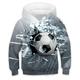 Enfants garçons coupe du monde pull à capuche football à manches longues poche enfants haut décontracté à capuche sport quotidien bleu hiver 3-12 ans