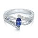 Bague / Anneaux Soirée Géométrique Bleu de minuit Bleu clair Alliage Poire simple Elégant 1 pc / Femme / Mariage / Cadeau