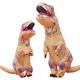 Dinosaure Costume de Cosplay Déguisements drôles Déguisements gonflables Tous Cosplay de Film Déguisement drôle Blanche Jaune Rouge Collant / Combinaison Halloween Carnaval Mascarade Tissu