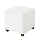 housse de pouf extensible housses de pouf carré de velours housse de tabouret de rangement pliable rectangulaire housse de banc protecteur de meubles housse souple avec fond élastique