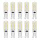 g9 led bi-pin lights 6w 450-550lm 22 perles led smd 2835 t forme d'ampoule dimmable blanc chaud blanc froid 220-240v 110-130v rohs pour lustres lumières d'accentuation sous la lumière de rondelle