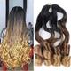 Lot de 6 cheveux tressés rebondissants pré-étirés 22 pouces cheveux tressés ondulés lâches pré-étirés 75/pack extensions de cheveux synthétiques boucles françaises t30 22 pouces 6 packspour une fête