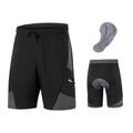 Arsuxeo Homme Cuissard Velo Cyclisme Short VTT Velo Cyclisme Short Vélo Vélo Short Shorts VTT Ajustable VTT Vélo tout terrain Vélo Route Des sports La peau 3 densités Cyclisme Conception anatomique