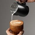 Pichet à mousse de lait, pichet à vapeur expresso 350/600 ml, café en acier inoxydable cappuccino latte art barista cuiseur vapeur pot à vapeur à lait