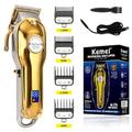 Tondeuse à cheveux de coiffeur professionnel rechargeable électrique t-outliner finition machine de découpe tondeuse à barbe rasoir sans fil usb tondeuse à cheveux