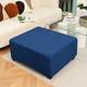 Housse de pouf extensible spandex élastique stretch rectangle housses de rangement pliantes repose-pieds amovibles protéger les housses de repose-pieds