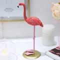 Ornements de flamant rose en résine statue de flamant rose figurine d'oiseau sculpture animale décoration de table pour la maison décor de table de jardin