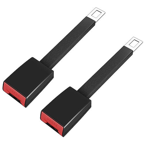 2 pièces voiture auto ceinture de sécurité extension extension boucle clip de sécurité universel ceinture de sécurité auto intérieur modélisation clip de sécurité