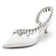 Femme Chaussures à Talons Chaussures de mariage Cadeaux de Saint-Valentin Chaussures bling-bling Soirée Sandales de mariage Chaussures de mariée Chaussures de demoiselle d'honneur Eté Printemps Strass