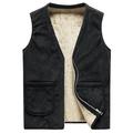 Gilet en cachemire pour hommes veste polaire hiver gilet en laine gilets rembourrés en coton pour hommes gilets chauds survêtement haut gris 2 l