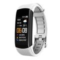 696 C5S Montre intelligente 0.96 pouce Montre intelligente avec bracelet Bluetooth Rappel d'Appel Moniteur de Fréquence Cardiaque Rappel sédentaire Compatible avec Android iOS Femme Hommes Rappel de