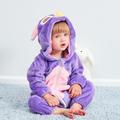 Enfant Pyjama Kigurumi Tenues de nuit Combinaison de Pyjamas Animal Animal Combinaison de Pyjamas Le style mignon Molleton Cosplay Pour Garçons et filles Pyjamas Animale Dessin animé