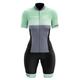 Femme Combinaison Triathlon Manche Courte Triathlon Rose Blanc Noir Violet Vert Bleu Rouge Noir Graphic Vélo Lycra Des sports Graphic Vêtement Tenue