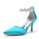 Femme Chaussures de mariage Escarpins Cadeaux de Saint-Valentin Soirée Soirée Evénement Talons de mariage Chaussures de mariée Chaussures de demoiselle d'honneur Strass Cristal Bout pointu Sexy