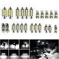 voiture led t10 5050 voiture led ampoule intérieur dôme coffre plaque d'immatriculation lampes kit blanc pour bmw e53 e60 e90 led lampe/pour audi a3 a4 a4l a6 a6l q3 q5 a5