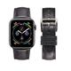 Bande de cuir Compatible avec Bracelet Apple Watch 38mm 40mm 41mm 42mm 44mm 45mm 49mm Robuste Luxe Ajustable Vrai Cuir Bracelet de remplacement pour iwatch Series Ultra 8 7 SE 6 5 4 3 2 1