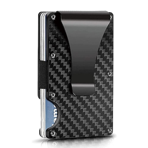 Porte-Cartes de Crédit Métal Nom du titulaire de la carte Poche Protecteur de Carte de Crédit pour Hommes