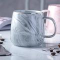 Tasse à café isolée à motif de marbre nordique, avec bord doré, tasse créative en céramique pour couples, 1 pièce