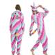 Enfant Adulte Pyjama Kigurumi Tenues de nuit Licorne Animal Combinaison de Pyjamas Déguisement drôle Flanelle Cosplay Pour Homme et Femme Garçons et filles Noël Pyjamas Animale Dessin animé