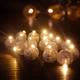 12 pièces boule ronde led ballon lumières lampes lumineuses pour lanterne bar noël fête de mariage décoration lumières papier lanterne
